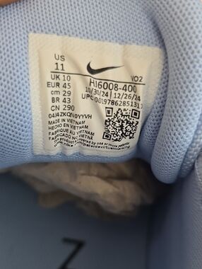 Nike Light Blue Metcon Trainer Size 11M *New*